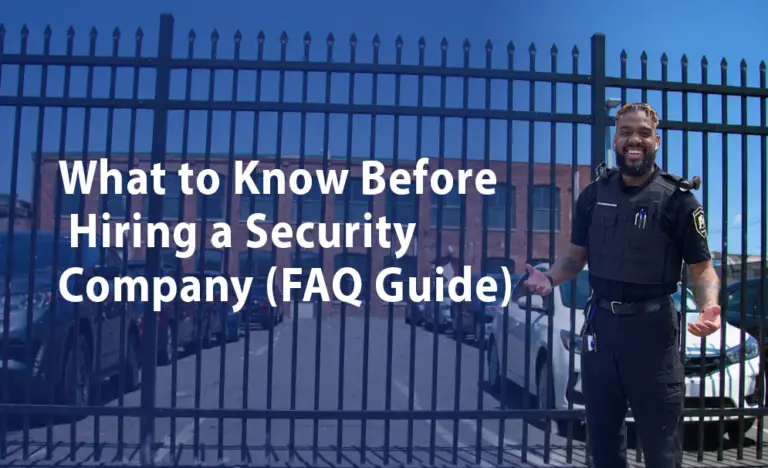 Security Service FAQ