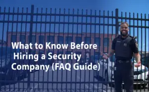 Security Services FAQ