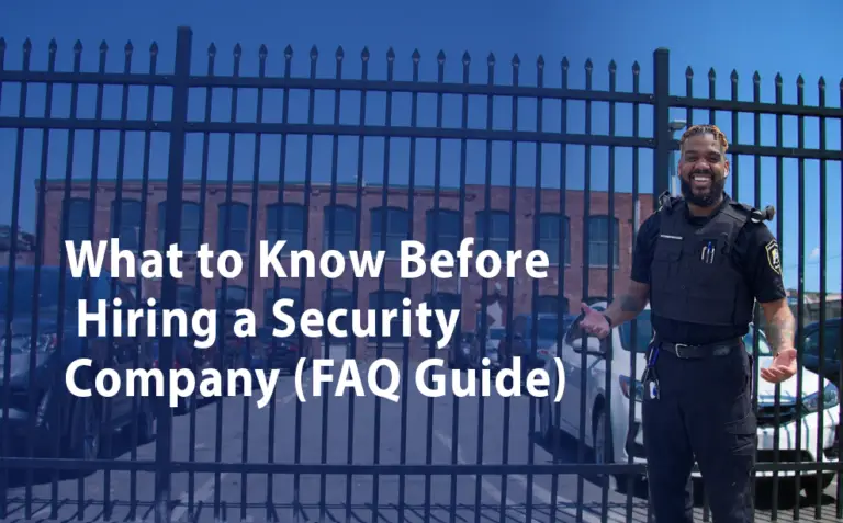Security Services FAQ