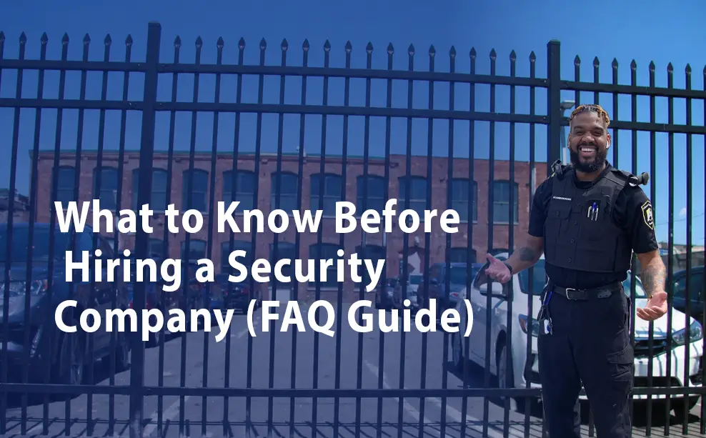 Security Services FAQ